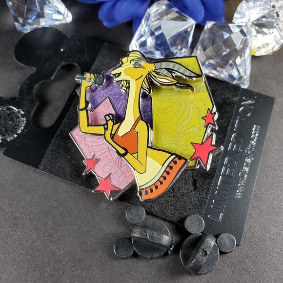 Disney Zootopia Trading Pin Gazelle Antelope Lapel Pin Brooch Badge Accessories - Picture 5 of 8